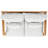 Clairmont Teakwood Patio Loveseat-1187069199
