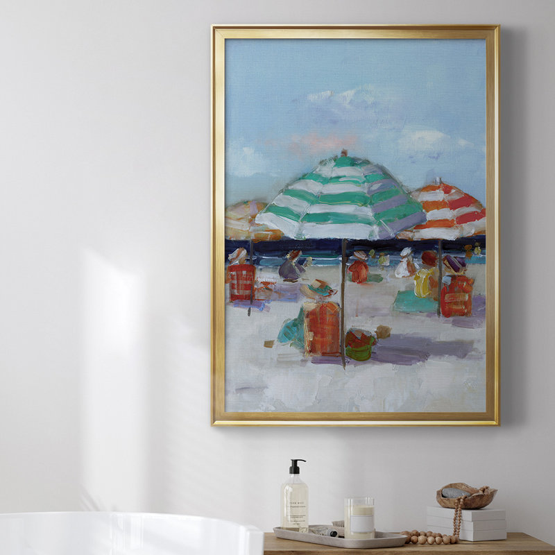 1_A Day Dream I, toile encadrée de qualité supérieure, Or, H 42,5 po x l 30,5 po x P 1 po
