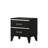 Chelsie Black Finish Nightstand, Nightstand