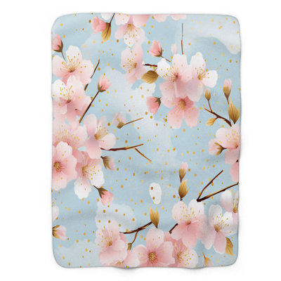 Cerisier floral - couverture de qualité supérieure 1 pièce