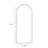 Half-circle Manufactured Wood Full Length Mirrors-129874899