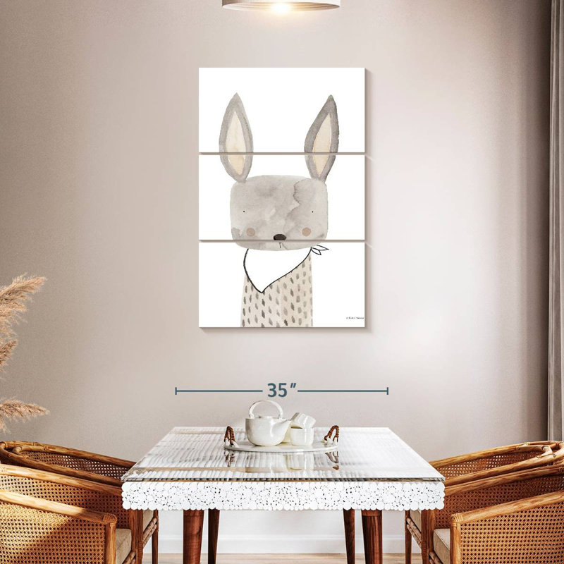 Ella The Rabbit, 45" H x 28" W