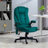 6 Point Vibrating Massage Office Chair with Heat, Velvet High Back Executive Office Chair with Reclining Backrest, Padded Armrests and Remote-437576094-437576090