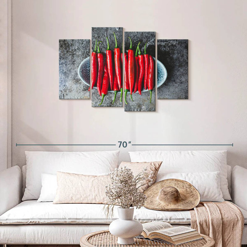 Peppers, 27" H x 43" W