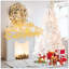 Arbre de Noël avec fil mémoire - 450 lumières incandescentes chaudes, 1240 pointes, conception à dépliage automatique, support en métal stable, arbre de Noël artificiel en PVC