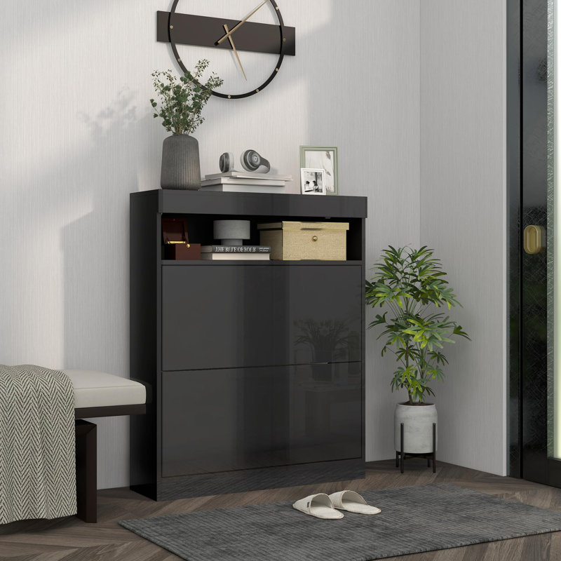 8 Pair Shoe Storage Cabinet