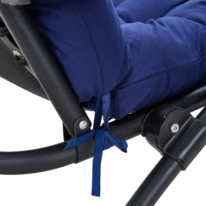 Outdoor Seat/Back Cushion, Navy Blue