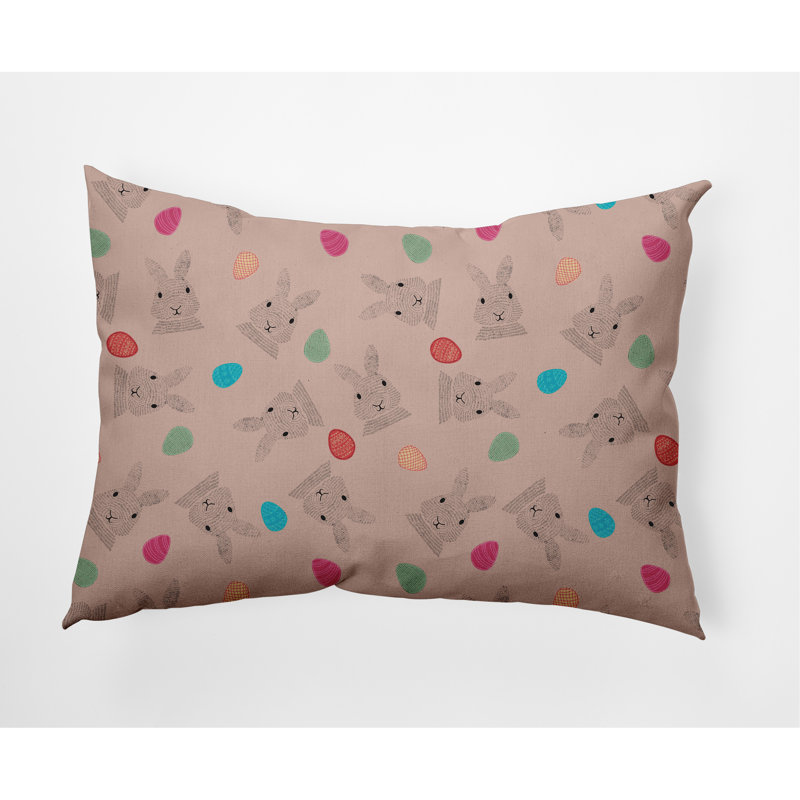 Reversible Throw Pillow, Sunwashed Red