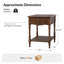 Falgout 20"W 26"Tall 1-Drawer End Table-27403015