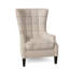 Fauteuil à oreilles Gallin en cuir véritable capitonné de 31 po de largeur-106834925-106834888