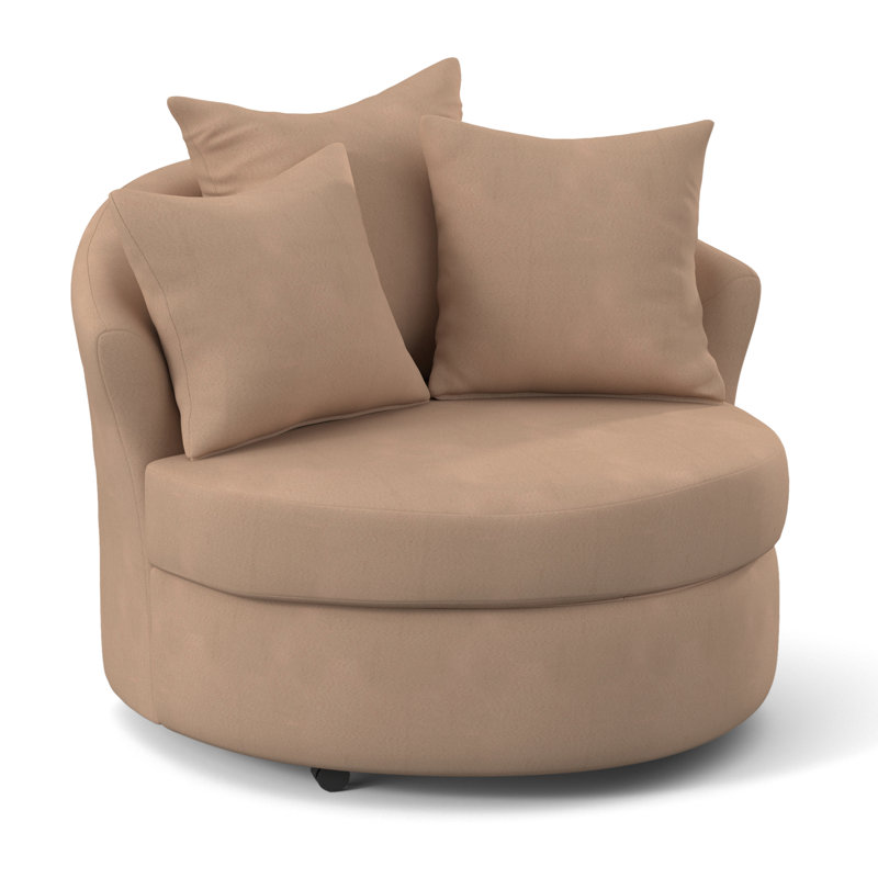 Fauteuil demi-tonneau Alsup, Moka bulldozer
