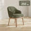 Chaise rembourrée moderne avec pieds en bois-2069948957