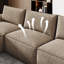 Canapé modulaire en chenille Boneless-1623630246