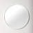 Vidal Stainless Steel Round Mirror