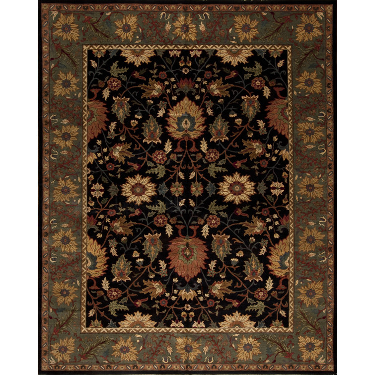 Mahal Hand Knotted Wool Area Rug