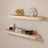 2 Piece Solid Wood Floating Shelf-88009227-88009231