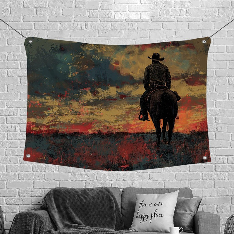 Microfiber Fabric Tapestry, 68" H x 80" W