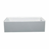 City 60'' L Alcove Soaking Bathtub