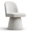 Chaise rembourrée pivotante-1450927854