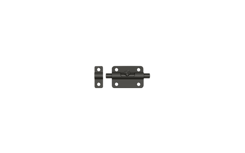 Deltana 3BBU26D 3" Barrel Bolt; Satin Chrome Finish, Satin Chrome