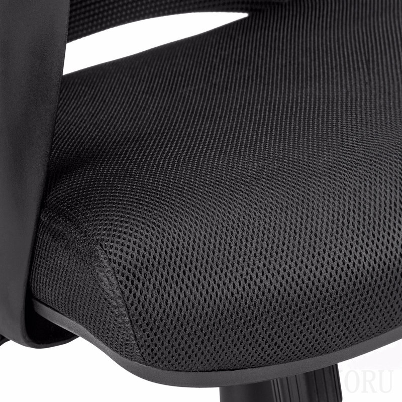 Office Chair, Adjustable Height, Swivel, Ergonomic, Armrests, Computer Desk, Work, Black Mesh, Black Metal, Contemporary, Modern