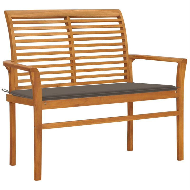 Banc de jardin en teck Branen, Taupe