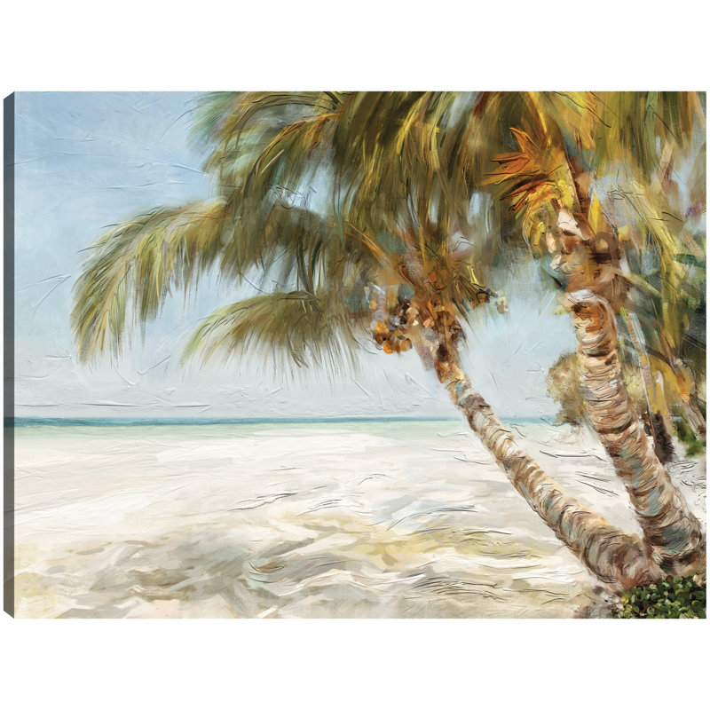 «Isla Bonita» par Studio Arts, reproduction d'art sur toile, H 11 po x l 14 po x P 1,5 po, Toile tendue