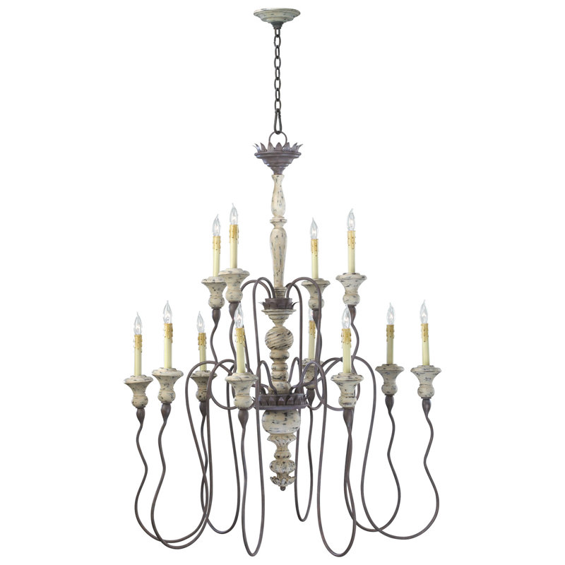 Provence 12 - Light Dimmable Classic / Traditional Chandelier