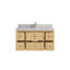 Meuble-lavabo simple 42 po avec plateau en quartz Nekea
