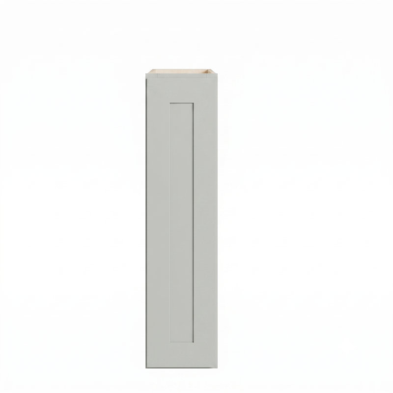 Armoire murale moderne de style Shaker, structure en bouleau massif, caisson en contreplaqué plaqué bouleau, fini mat doux à base d'eau, étagère réglable, plusieurs largeurs (9" à 39")