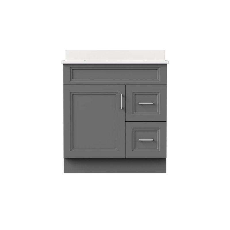 Meuble-lavabo gris l 30 po x P 21 3/4 po Southhaven
