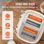 Grille-pain en acier inoxydable brossé, 4 tranches