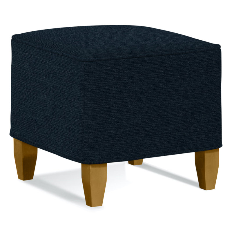 Brooklyn Square Ottoman, Brown Geometric, 0456-33, Honey