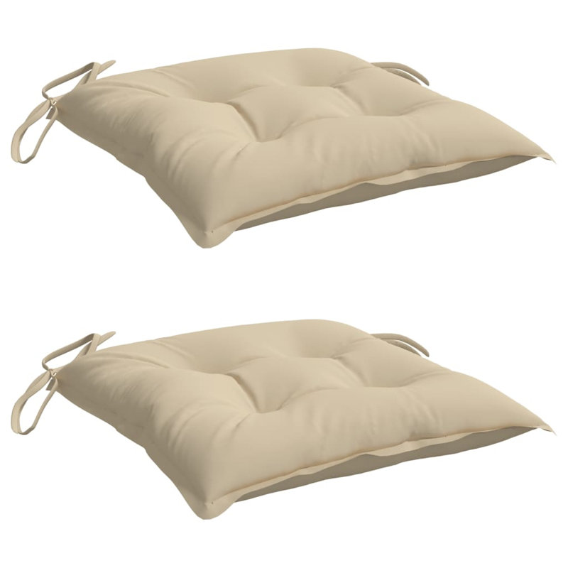 Outdoor Seat Cushion, 2.8" H x 19.7" W x 19.7" D, Beige