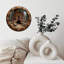Horloge murale séquoia en bois