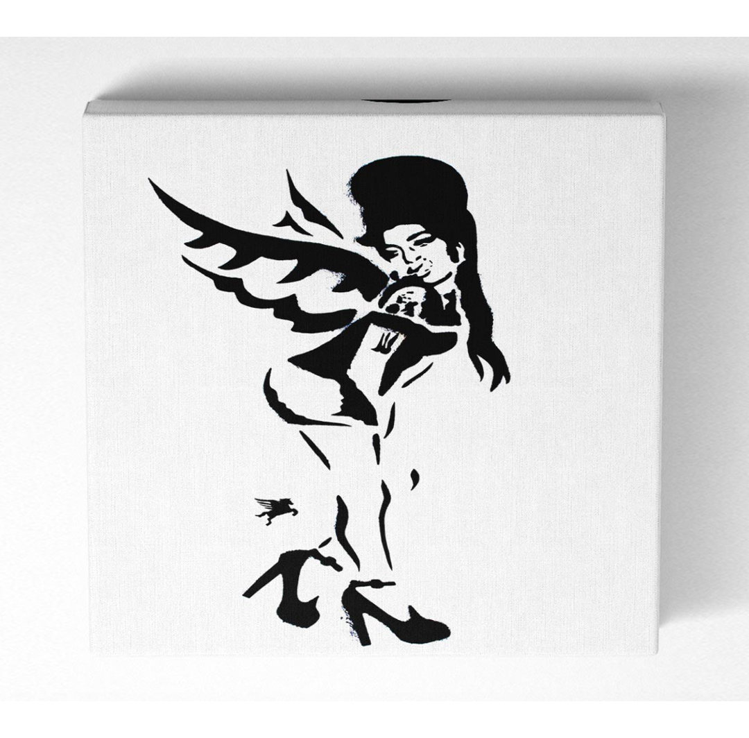 Amy Winehouse Wings - Kunstdrucke auf Leinwand - Wrapped Canvas