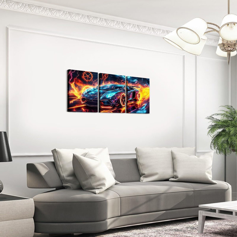 3 Piece Wrapped Canvas Print