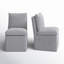 Chaise d'appoint rembourrée à roulettes Alayaa-99840927