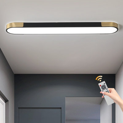 1 - Light 55" Rectangle LED Dimmable Flush Mount