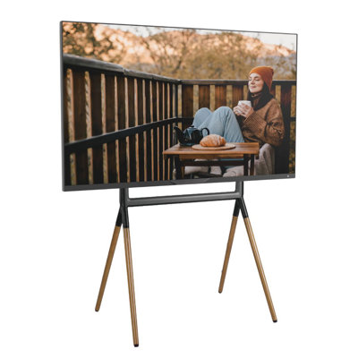 ProMounts Easel TV Stand Mount for 42"-84" TVs and Holds Up to 99 Lbs.