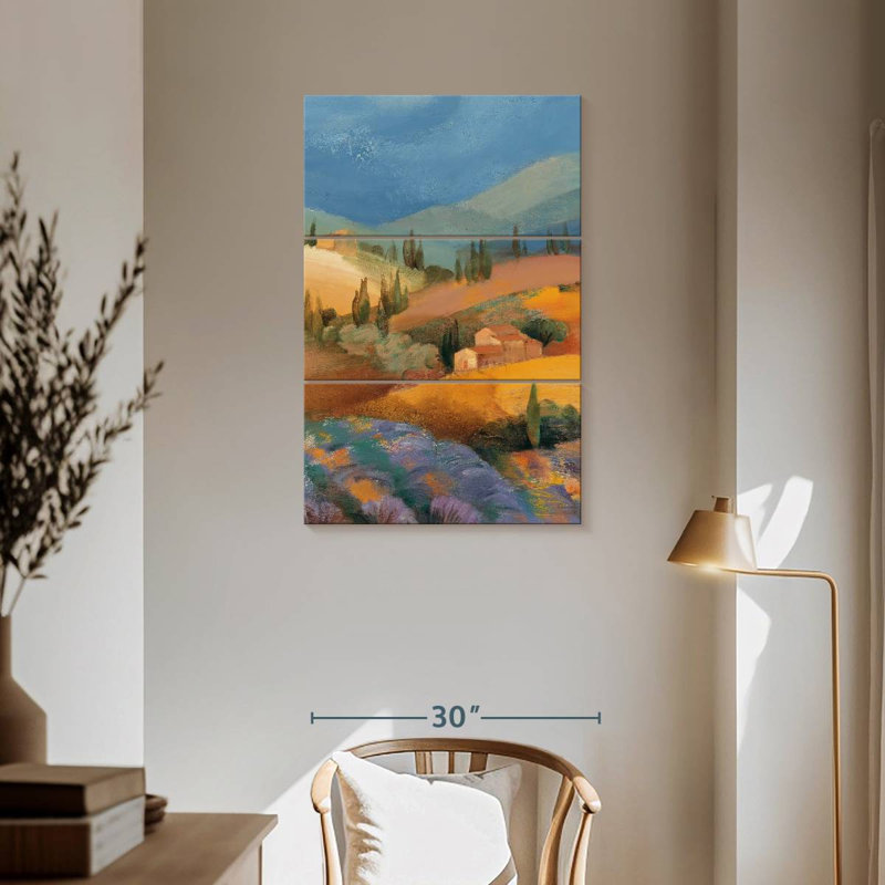 Alvord Tuscan Fields, 57" H x 36" W