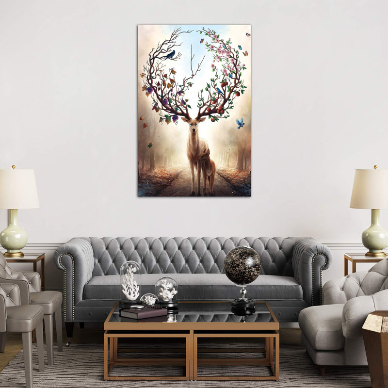 Seasons by JoJoesArt - Wrapped Canvas Print, 66.04 cm H x 45.72 cm W x 3.175 cm D