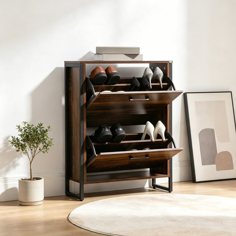 12 Pair Shoe Storage Cabinet