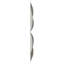 Panneau mural décoratif 3D Helene EnduraWall l 11 7/8 po x H 11 7/8 po, chrome brillant (couvre 0,98 pi2)-123529154