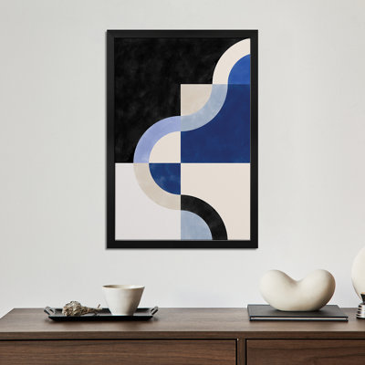 «Curved Harmony» - reproduction d'art murale - affiche de galerie