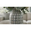 Vase mosaïque Capiz avec motif à carreaux - Home-415517015