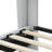Queen Size Bed Frame With Wingback Headboard & Footboard, Upholstered Platform Bed, Solid Wooden Slats Support, Easy Assembly-1904322632
