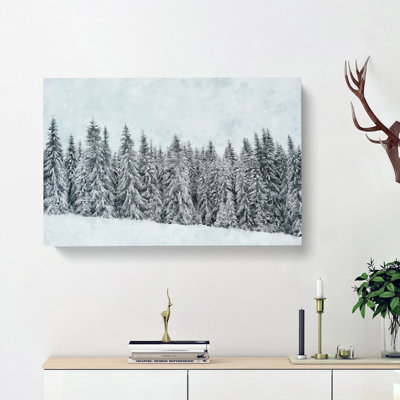 Points Of The Trees - Wrapped Canvas