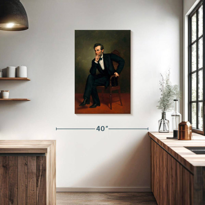 Keiri Abraham Lincoln Portrait, 36" H x 24" W