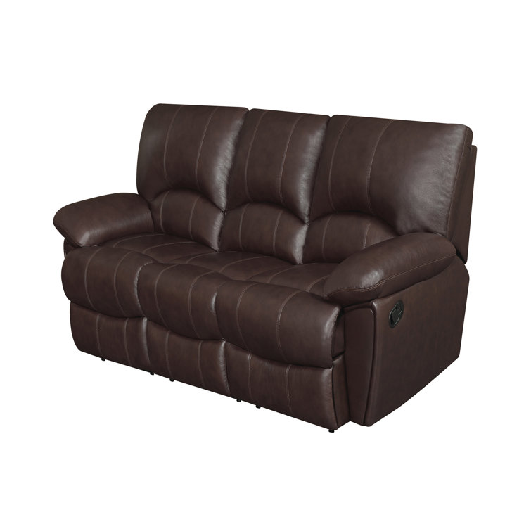 Claudia Sofa with 2 Accent Pillows - Chocolate Nader's Furniture